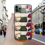 Coque téléphone katsuki bakugou shoto todoroki boku no hero academia iPhone SE 6 6s 7 8 Plus X XR XS 11 12 Mini Pro Max