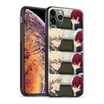Coque téléphone katsuki bakugou shoto todoroki boku no hero academia iPhone SE 6 6s 7 8 Plus X XR XS 11 12 Mini Pro Max