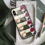 Coque téléphone katsuki bakugou shoto todoroki boku no hero academia iPhone SE 6 6s 7 8 Plus X XR XS 11 12 Mini Pro Max