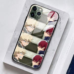 Coque téléphone katsuki bakugou shoto todoroki boku no hero academia iPhone SE 6 6s 7 8 Plus X XR XS 11 12 Mini Pro Max