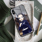 Coque téléphone kimetsu no yaiba Aoi Kanzaki  iPhone SE 6 6s 7 8 Plus X XR XS 11 12 Mini Pro Max goodies demon slayer