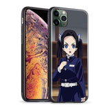 Coque téléphone kimetsu no yaiba Aoi Kanzaki  iPhone SE 6 6s 7 8 Plus X XR XS 11 12 Mini Pro Max goodies demon slayer