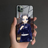 Coque téléphone kimetsu no yaiba Aoi Kanzaki  iPhone SE 6 6s 7 8 Plus X XR XS 11 12 Mini Pro Max goodies demon slayer