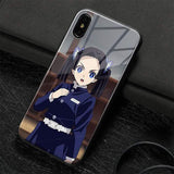 Coque téléphone kimetsu no yaiba Aoi Kanzaki  iPhone SE 6 6s 7 8 Plus X XR XS 11 12 Mini Pro Max goodies demon slayer