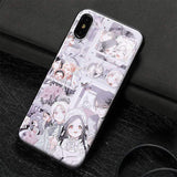 Coque téléphone lady baby manhwa manga iPhone SE 6 6s 7 8 Plus X XR XS 11 12 Mini Pro Max