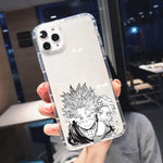 Coque téléphone My Hero Academia 3 Deku Bakugou  iPhone XR 12 Pro Max 11 X XS MAX SE 20 7 8 6 goodies manga coque