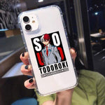 Coque téléphone my hero academia iPhone 11 12 Pro 8 7Plus XS MAX SE2 XR goodies manga