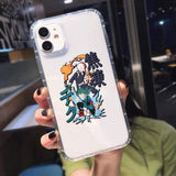 Coque téléphone my hero academia iPhone 11 12 Pro 8 7Plus XS MAX SE2 XR goodies manga