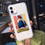 Coque téléphone my hero academia iPhone 11 12 Pro 8 7Plus XS MAX SE2 XR goodies manga