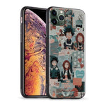 Coque téléphone my hero academia iPhone SE 6 6s 7 8 Plus X XR XS 11 12 Mini Pro Max