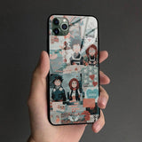 Coque téléphone my hero academia iPhone SE 6 6s 7 8 Plus X XR XS 11 12 Mini Pro Max