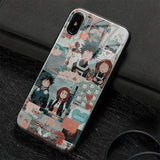 Coque téléphone my hero academia iPhone SE 6 6s 7 8 Plus X XR XS 11 12 Mini Pro Max