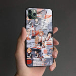Coque téléphone my hero academia iPhone SE 6 6s 7 8 Plus X XR XS 11 12 Mini Pro Max