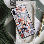 Coque téléphone my hero academia iPhone SE 6 6s 7 8 Plus X XR XS 11 12 Mini Pro Max