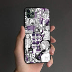 Coque téléphone my hero academia jirou kyouka iPhone SE 6 6s 7 8 Plus X XR XS 11 12 Mini Pro Max