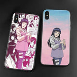 Coque téléphone naruto Hinata Hyuga Shippuden iPhone 6 6s 7 8 Plus X XR XS 11 goodies