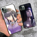 Coque téléphone naruto Hinata Hyuga Shippuden iPhone 6 6s 7 8 Plus X XR XS 11 goodies