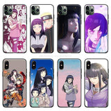 Coque téléphone naruto Hinata Hyuga Shippuden iPhone 6 6s 7 8 Plus X XR XS 11 goodies