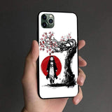 Coque téléphone Nezuko Demon Slayer iPhone SE 6 6s 7 8 Plus X XR XS 11 12 goodies