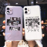 Coque téléphone Noragami iPhone 11 Pro MAX 12 XS SE20 XR 8 7 6Plus goodies manga