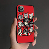 Coque téléphone persona 5 all out attack Soft  iPhone SE 6 6s 7 8 Plus X XR XS 11 12 goodies