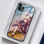 Coque téléphone Qiqi Genshin Impact  iPhone SE 6 6s 7 8 Plus X XR XS 11 12 Mini Pro Max