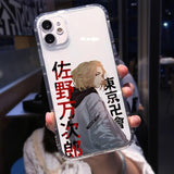 Coque téléphone Tokyo Revengers iPhone 12 11 Pro MAX XS 7 XR SE2020 X 8 6s Plus goodies manga coque