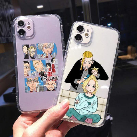 Coque téléphone Tokyo Revengers iPhone 12 11 Pro MAX XS 7 XR SE2020 X 8 6s Plus goodies manga coque