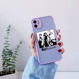 Coque téléphone Tokyo Revengers Manjiro Sano iPhone 11 12 Pro MAX XS XR 7 SE 20 X 8 6Plus goodies manga coque