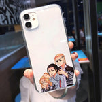 Coque téléphone Tokyo Revengers Manjiro Sano iPhone 11 Pro MAX 12 XS XR 7 SE 20 X 8 6 Plus goodies manga coque