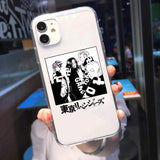 Coque téléphone Tokyo Revengers Manjiro Sano iPhone 11 Pro MAX 12 XS XR 7 SE 20 X 8 6 Plus goodies manga coque