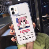 Coque téléphone Yarichin B Club  iPhone 11 12 Pro MAX XR X XS SE 20 7 8 6s goodies manga coque