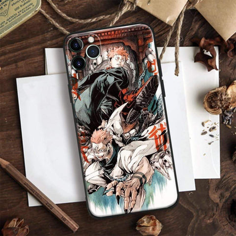 Coque Yuji Itadori Sukuna Malevolent Shrine Jujutsu Kaisen coque téléphone IPhone SE 6s 7 8 Plus X XR XS 11 12 Mini Pro Max