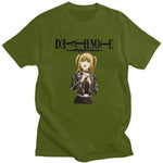 Death Note Misa t-shirt manches courtes 100% coton décontracté mode cosplay