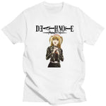 Death Note Misa t-shirt manches courtes 100% coton décontracté mode cosplay