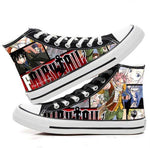 Fairy Tail Chaussures pour homme et femme, en toile, confortables, pour étudiants de dessin animé, cosplay, aide élevée, décontracté