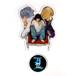 Figurine Death Note Yagami Light Killer & Ryuk couple L M N Lawliet Mello support acrylique