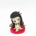 Figurine  Demon Slayer Nezuko Tanjirou Zenitsu Giyuu Inosuke Q Ver. Action Figure Anime Kimetsu no Yaiba Figurine toy