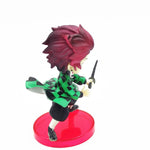 Figurine  Demon Slayer Nezuko Tanjirou Zenitsu Giyuu Inosuke Q Ver. Action Figure Anime Kimetsu no Yaiba Figurine toy