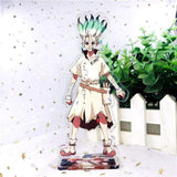 Figurine Dr Stone Ishigami Senkuu Cosplay Acrylic 16 cm