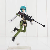 Figurine Gun Gale On Line GGO Asada Shino  Figma 241 Sinon Sniper Sword Art Online 2