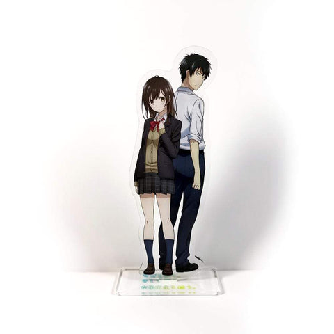 Figurine Hige wo Soru. Soshite Joshikousei wo Hirou. Sayu Ogiwara Yoshida support acrylique