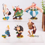 Figurine Les Aventures D'astérix Action Figure Jouet Astérix Obélix Panoramix Abraracourcix Figurines Jouet 4.5-8 cm