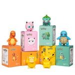 Figurine Pokemon Pikachu, salamèche, Psyduck, écureuil, Jigglypuff, Bulbasaur, personnage de dessin animé, poupée, jouet, cadeau d'anniversaire pour enfants