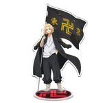 Figurine Tokyo Revengers 20cm  Manjiro Ken Takemichi Hinata Atsushi support acrylique