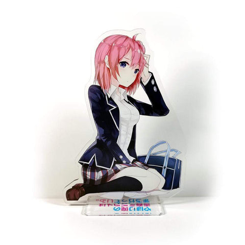 Figurine Yahari Ore no Seishun Love Comedy wa Machigatteiru Yuigahama Yui support acrylique décor