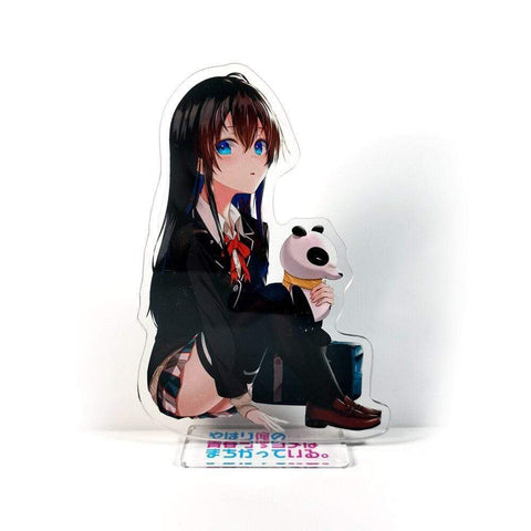 Figurine Yahari Ore no Seishun Love Comedy wa Machigatteiru Yukinoshita Yukino support acrylique décor