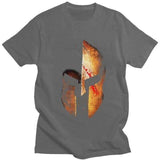 Gold Metal Blood Spartan t-shirt manches courtes 100% coton décontracté mode cosplay