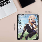 Goodies Genshin Impact Albedo tapis de Souris Drôle Tapis Antidérapant Tampons En Caoutchouc Naturel Gamer Ordinateur Tapis D'ordinateur Portable