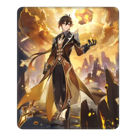 Goodies Genshin Impact tapis de Souris Drôle Tapis Antidérapant Tampons En Caoutchouc Naturel Gamer Ordinateur Tapis D'ordinateur Portable